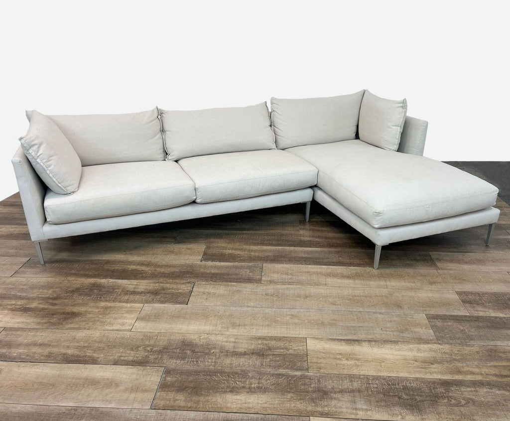 Room & Board Modern Sectional with Right Hand Chaise