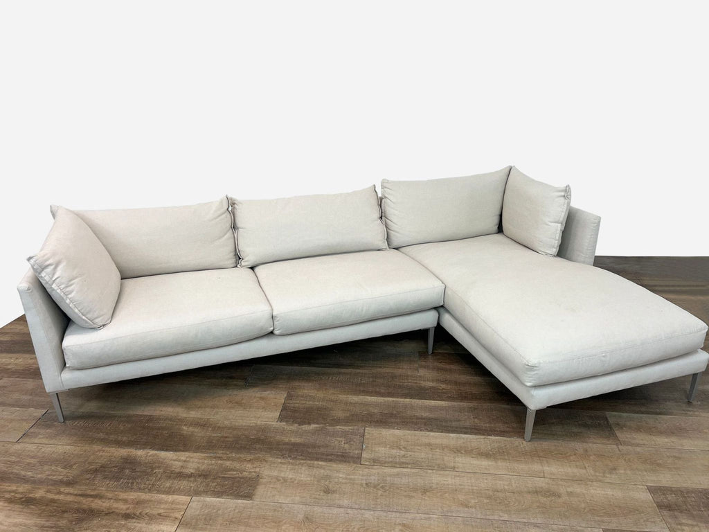 Room & Board Modern Sectional with Right Hand Chaise