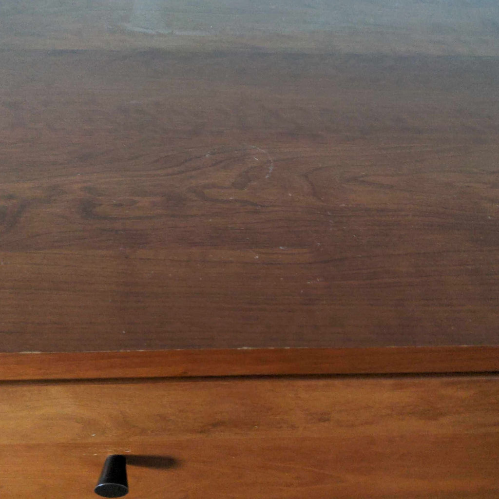 Mid-Century Modern 5-Drawer Wooden Dresser