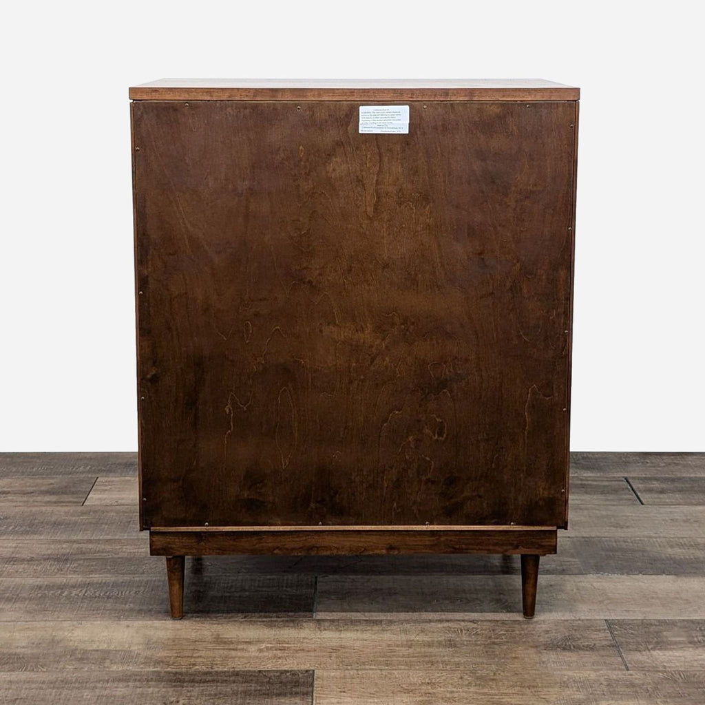 Mid-Century Modern 5-Drawer Wooden Dresser