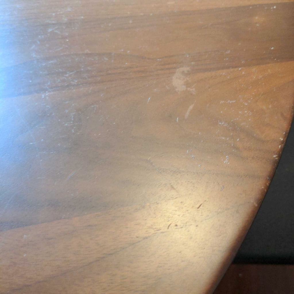 Wood Flared Leg End Table