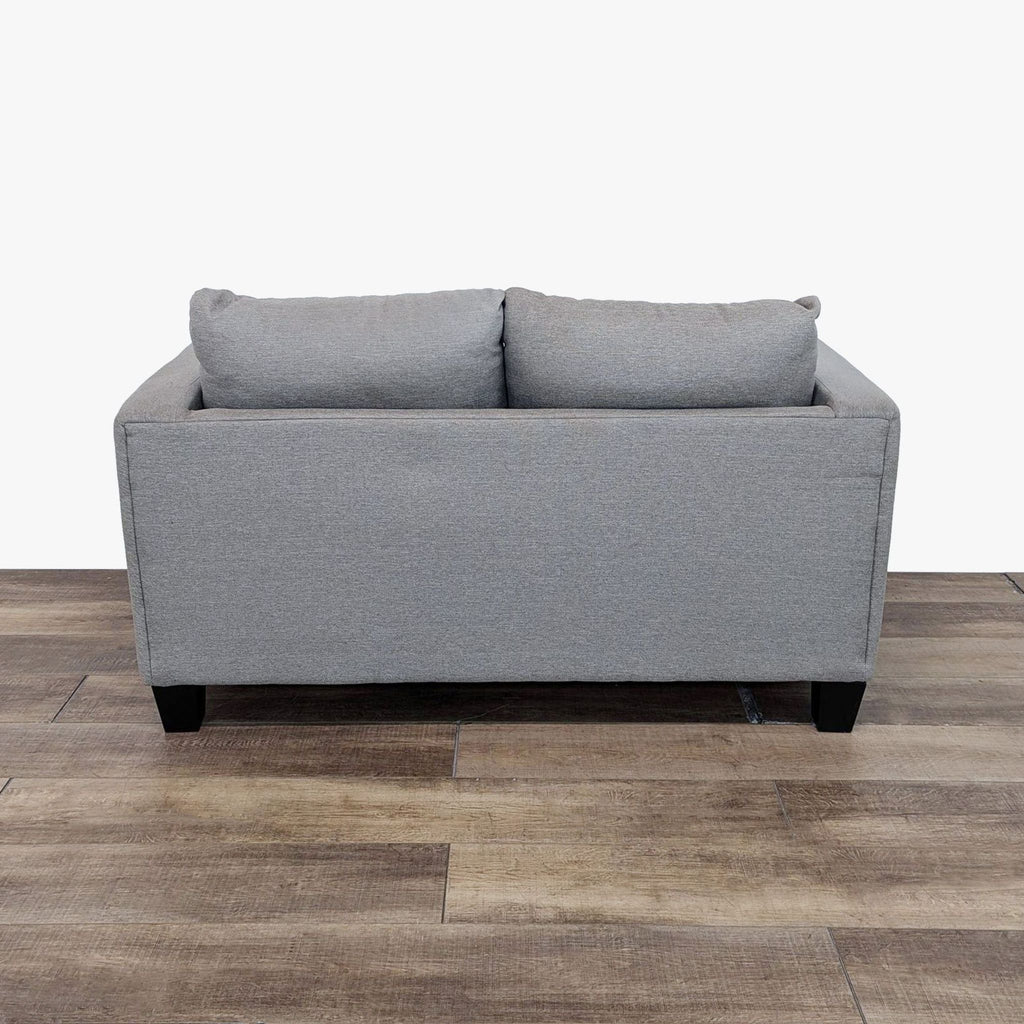 Living Spaces Modern Grey Loveseat