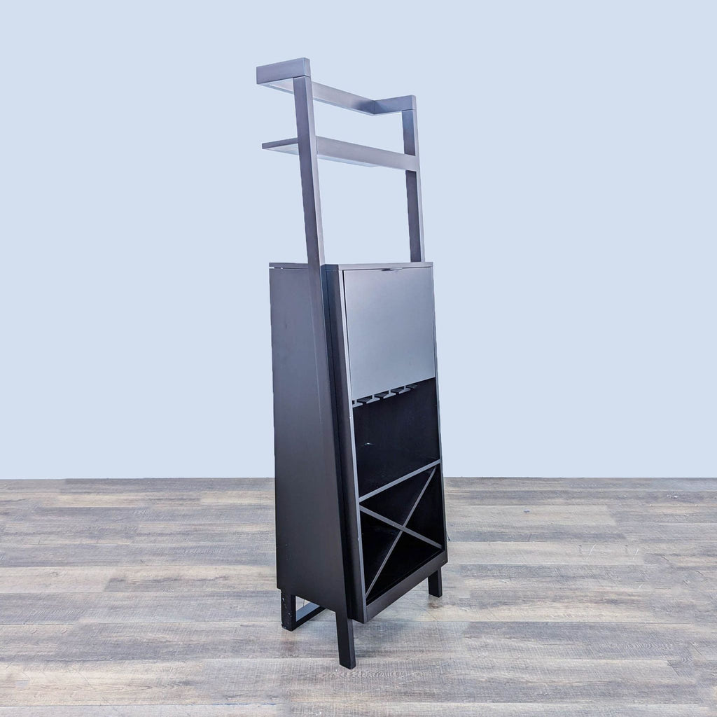 the wine rack is a modern, industrial design that is ideal for any room.