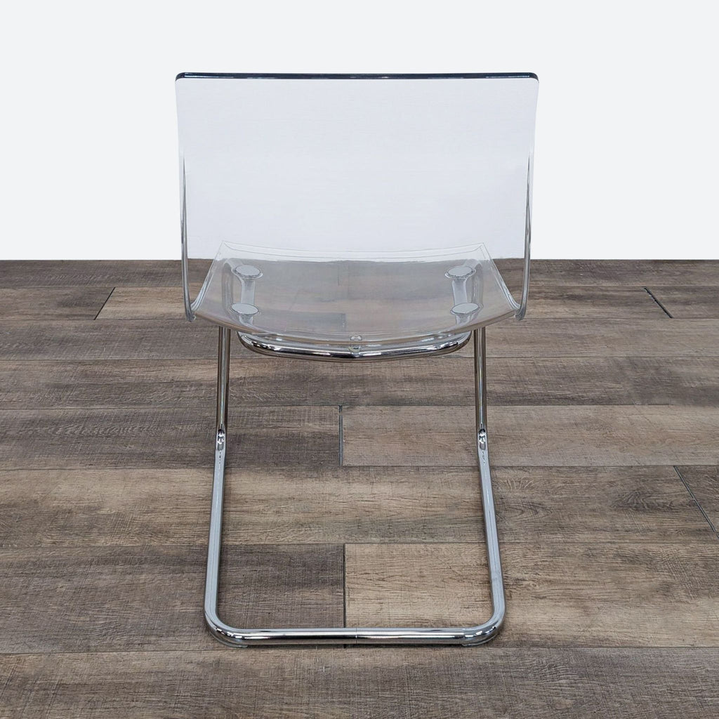 IKEA Tobias Modern Clear Dining Chair