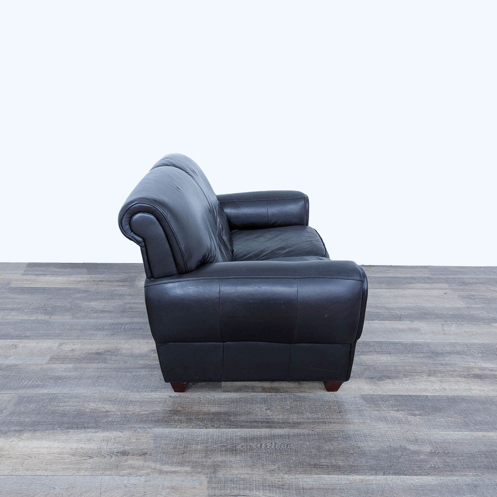 leather recliner in a modern style