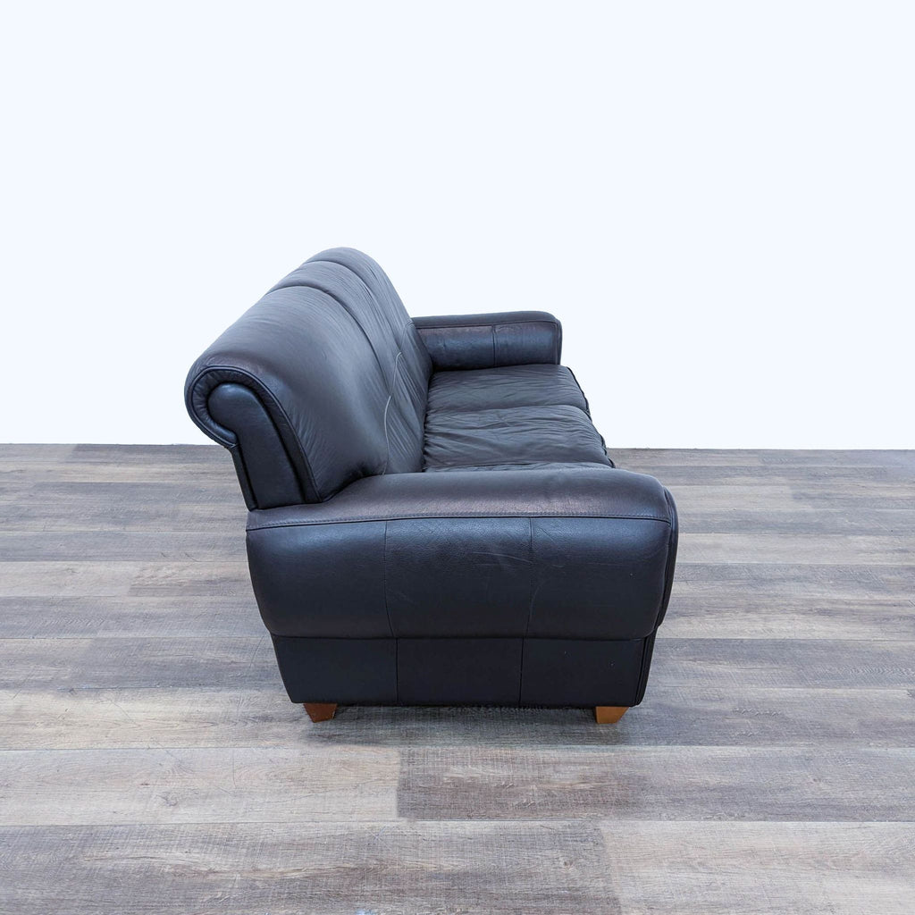 leather sofa in a modern style