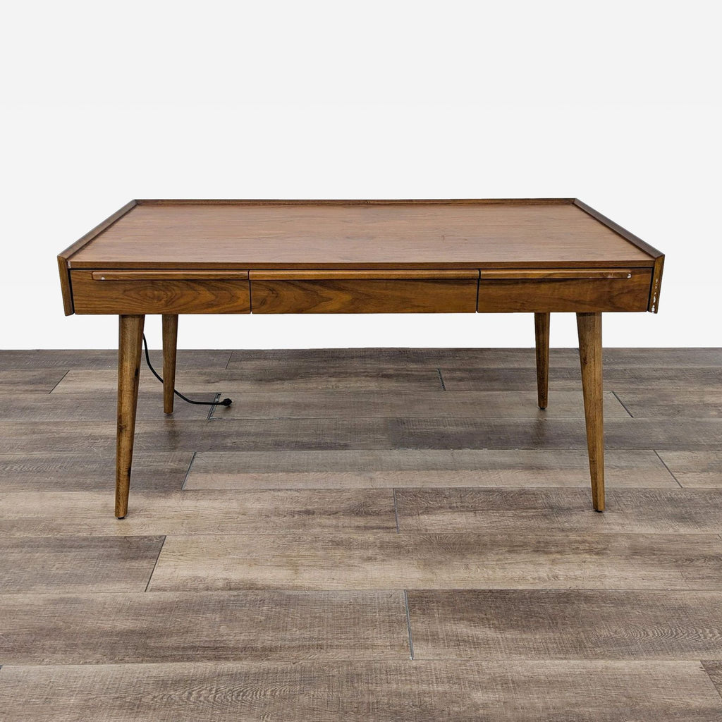 Crate and Barrel Tate 60" Wide Mid Century Style Desk