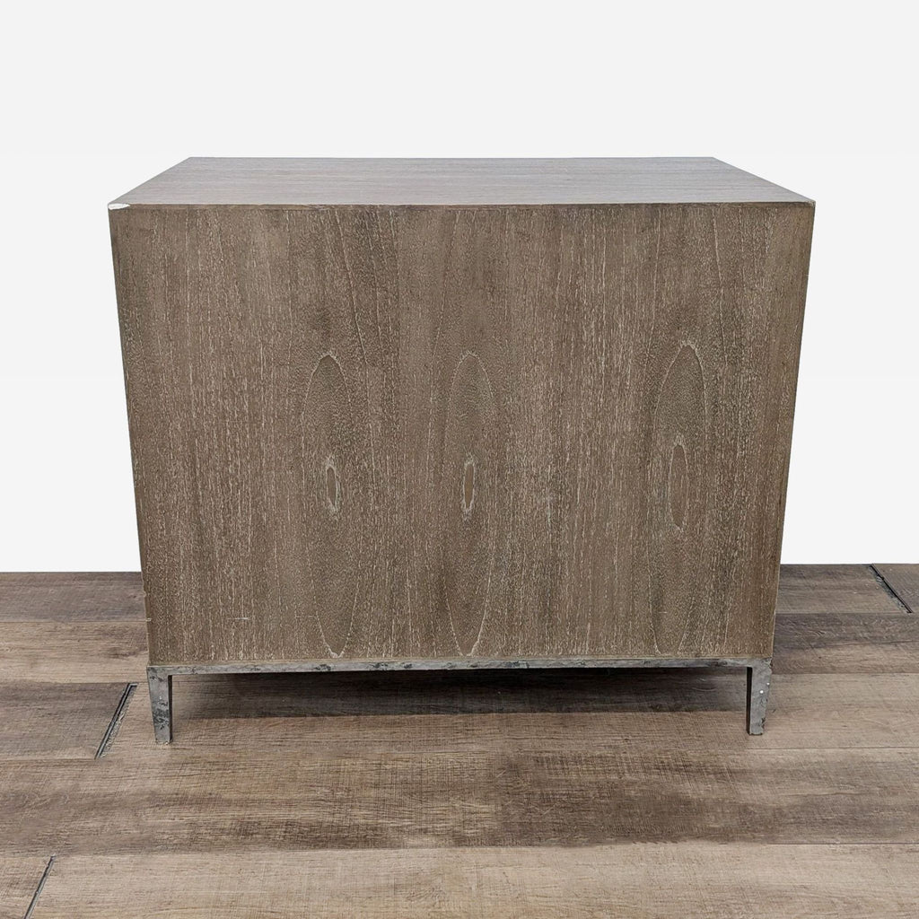 Wood & Metal Storage Cabinet