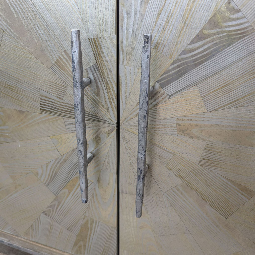 Wood & Metal Storage Cabinet