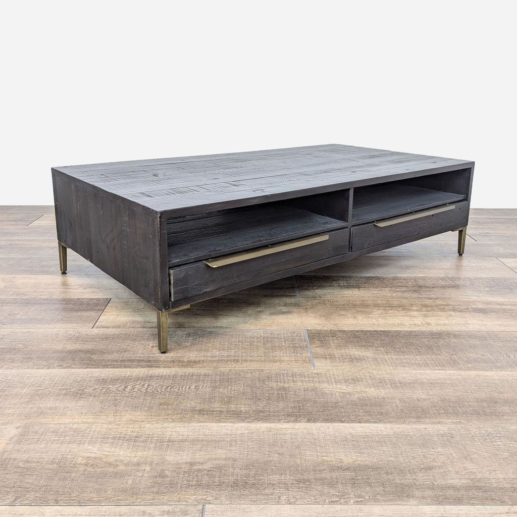 Rustic Four Drawer Coffee Table