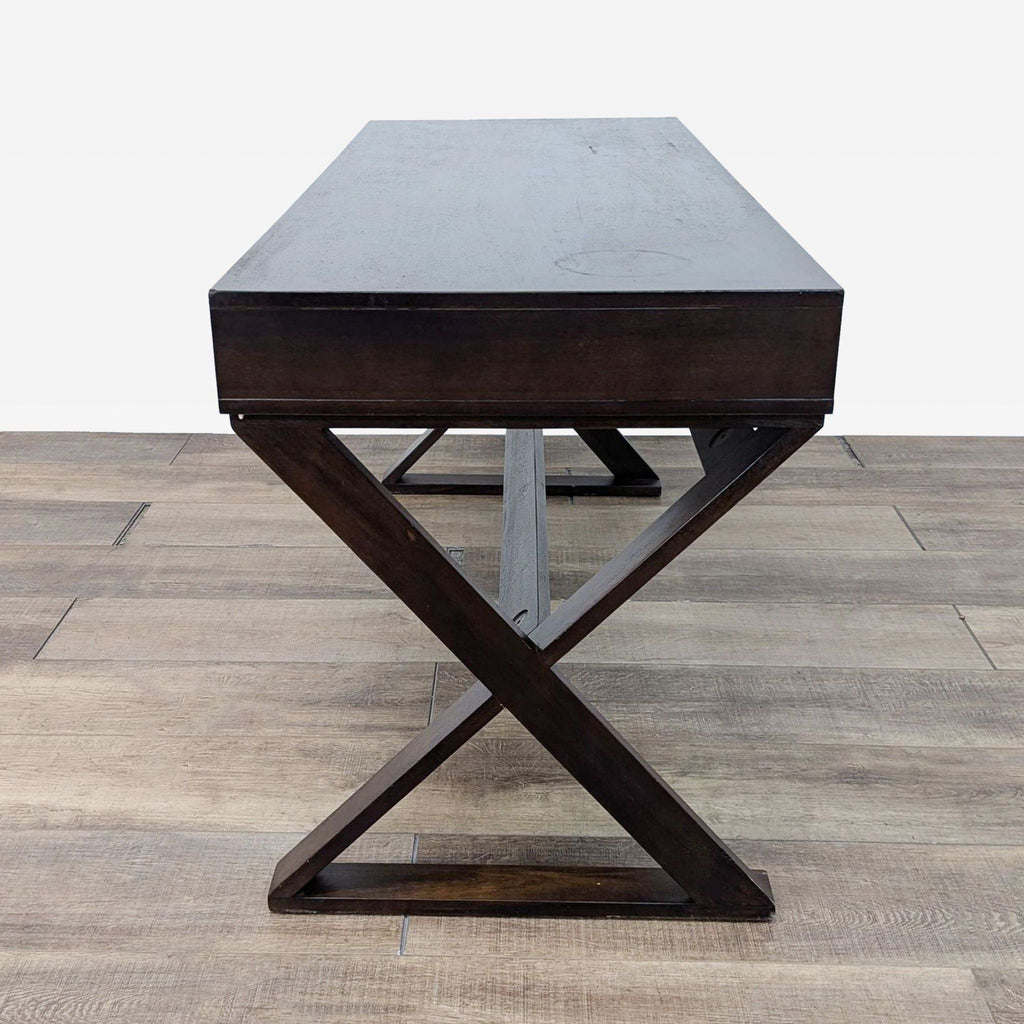 59" Wide Three Drawer X-Base Desk