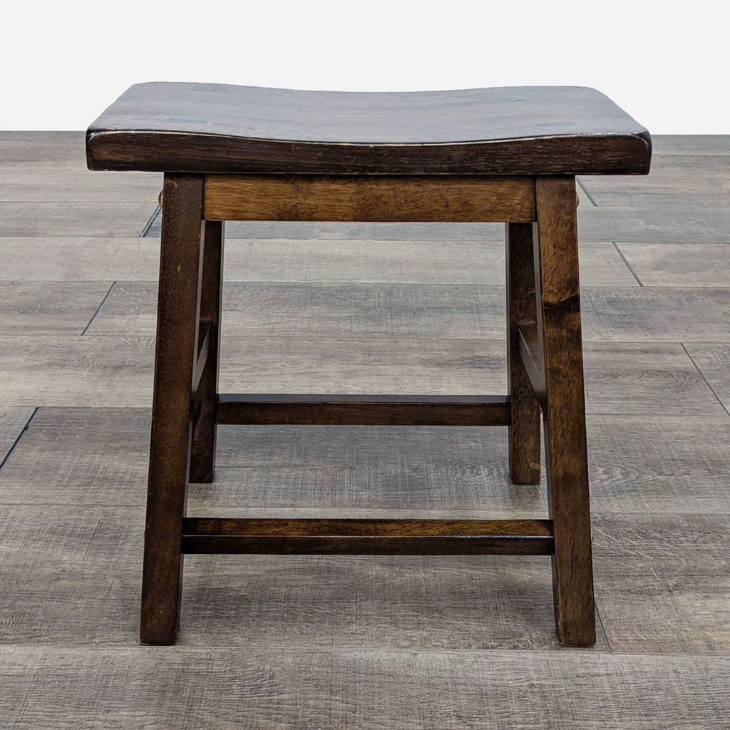 Rustic Solid Wood Stool