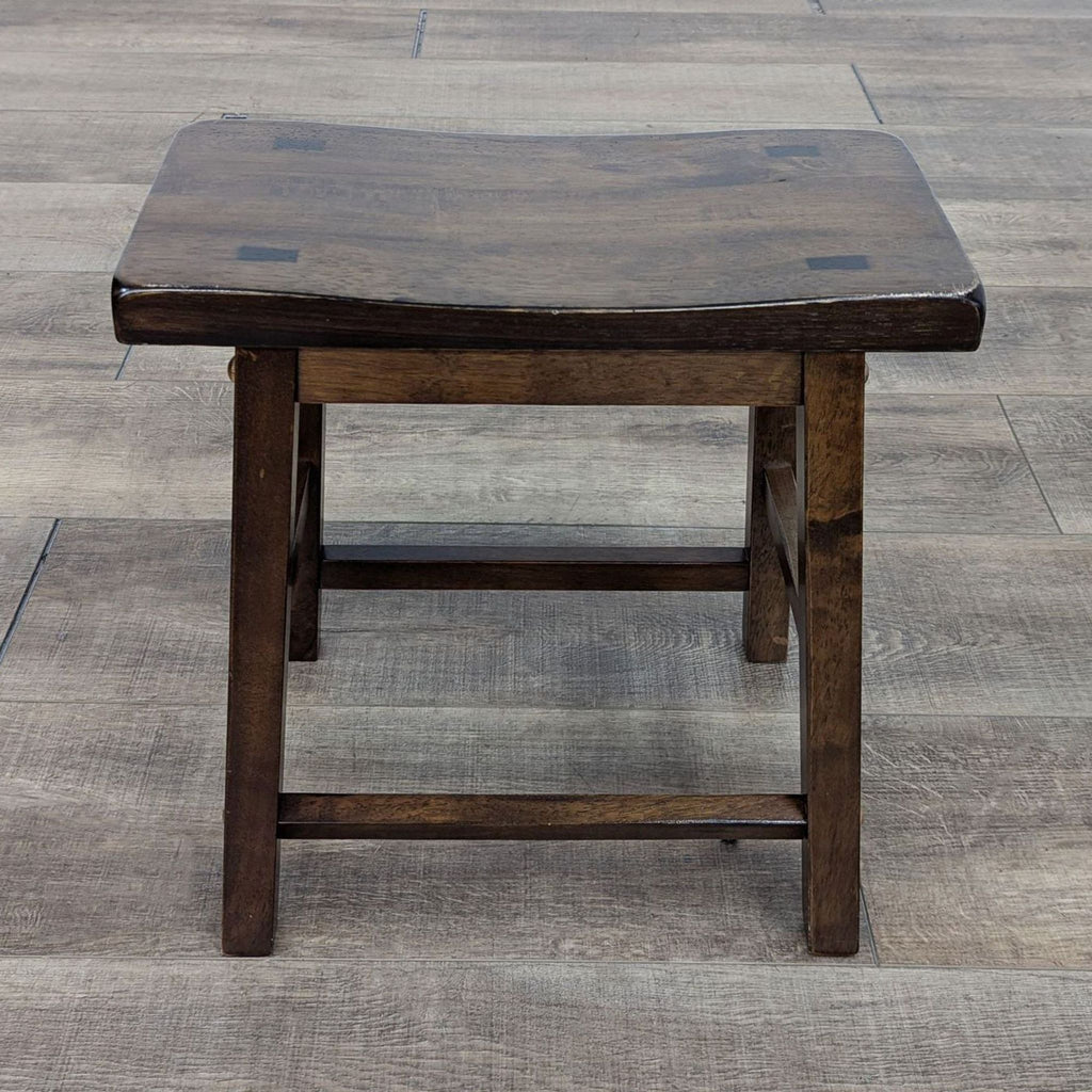 Rustic Solid Wood Stool