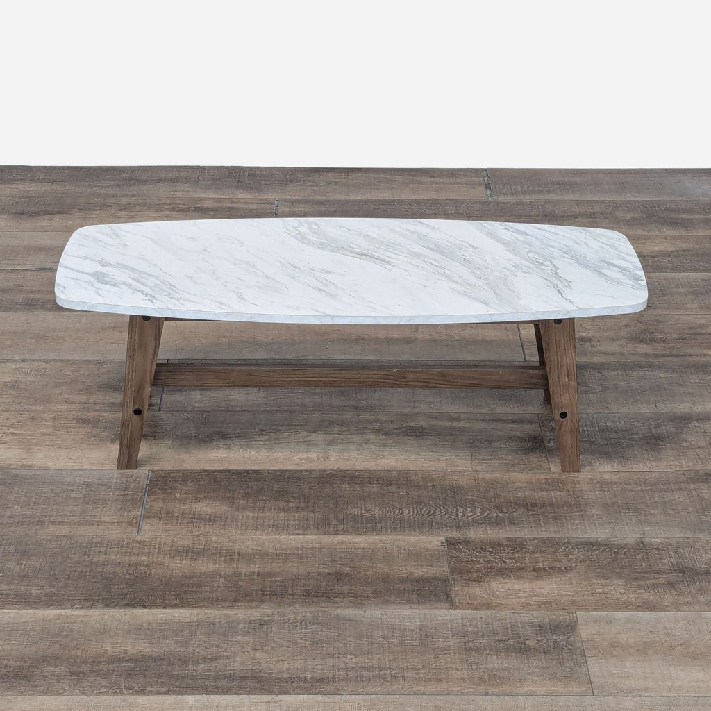 Faux Marble Top Coffee Table