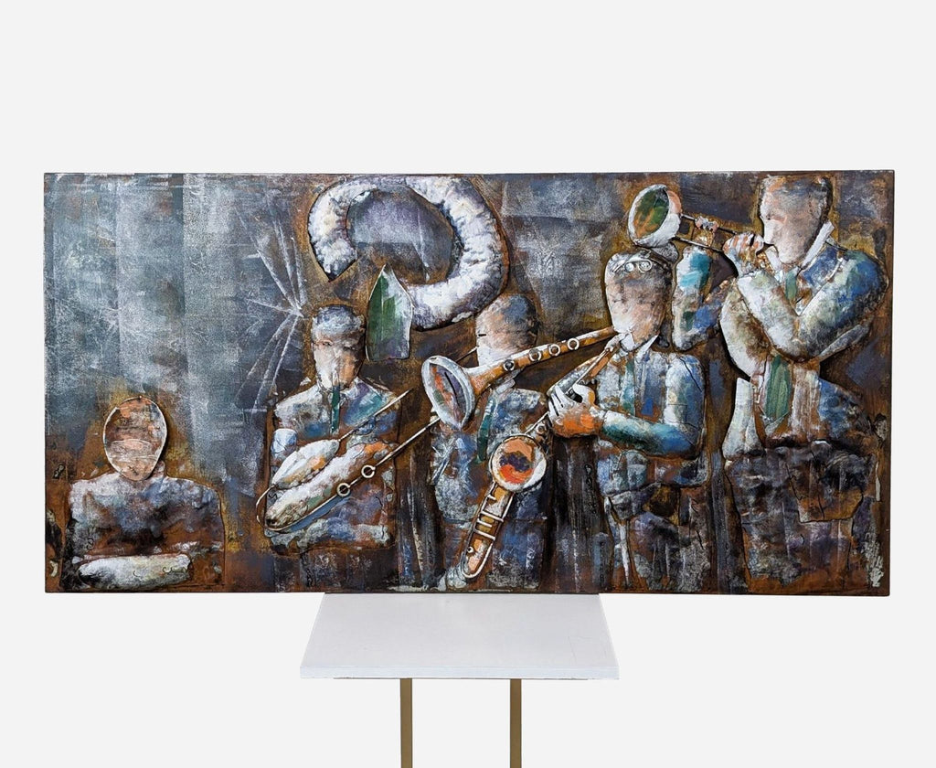 the band - metal painting