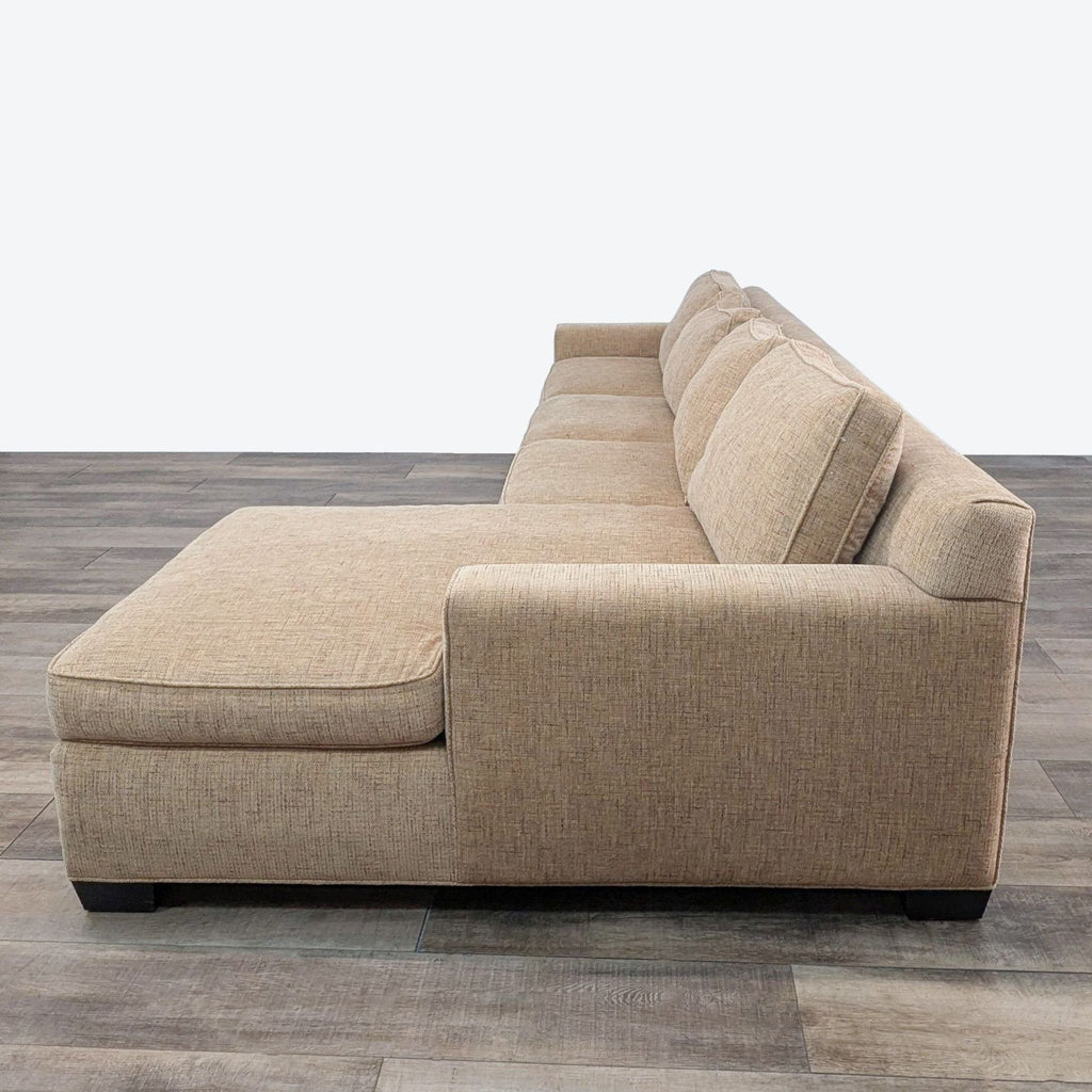 Spacious Sectional Sofa with Chaise by Sutter Furniture