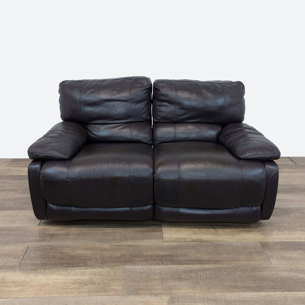 leather sofa in a modern style