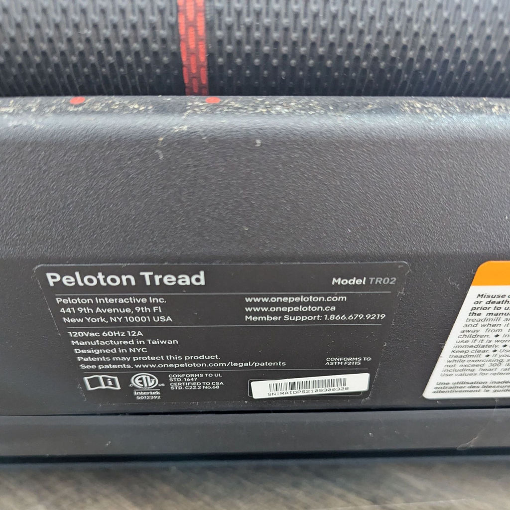 Peloton Tread TR02 - Premium Gym Equipment for Home Workouts