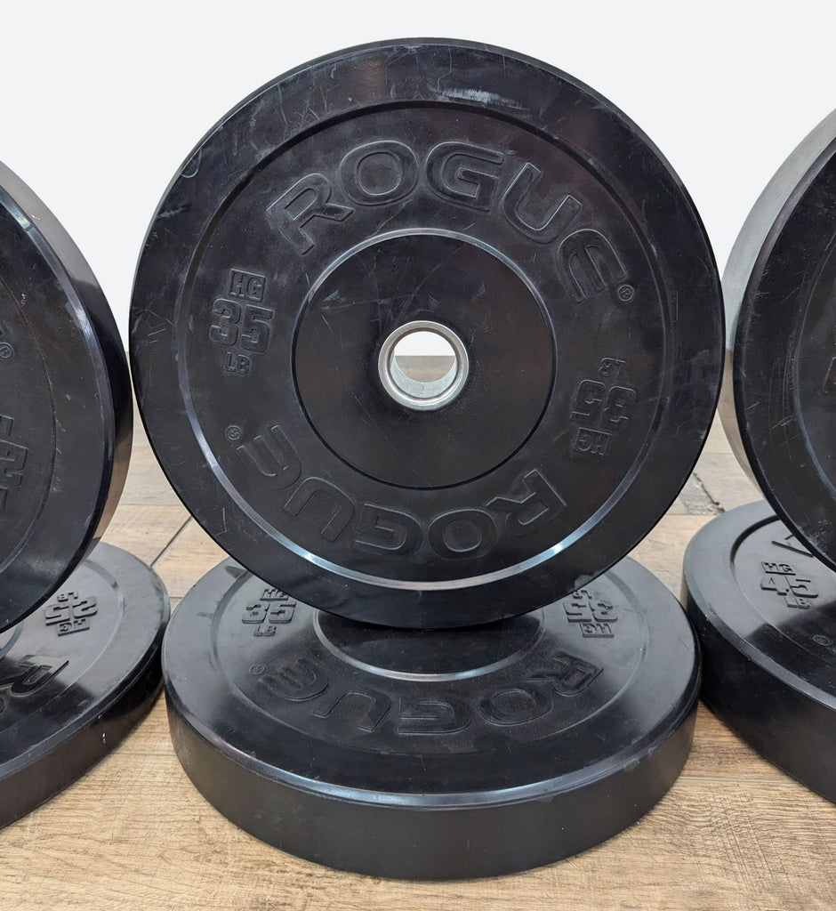 Rogue 45 LB Bumper Plates - Heavy Duty Gym Weights