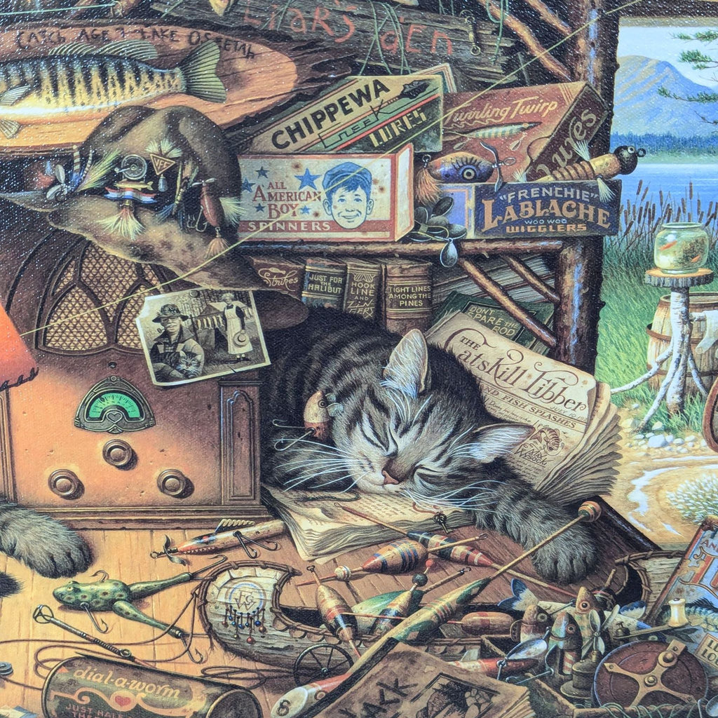 Charles Wysocki "Max in the Adirondacks" on Canvas