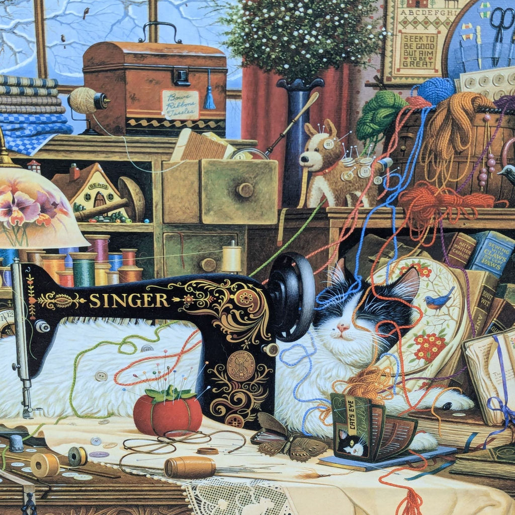 the sewing machine by [ unused0 ]