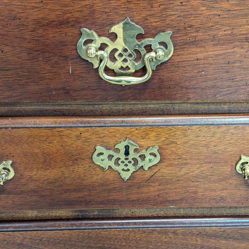 Three Drawer Chippendale Nightstand