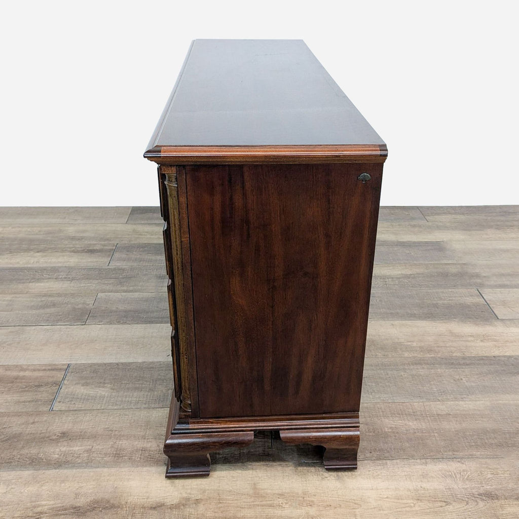 a mahogany cabinet with a drawer and a drawer for sale