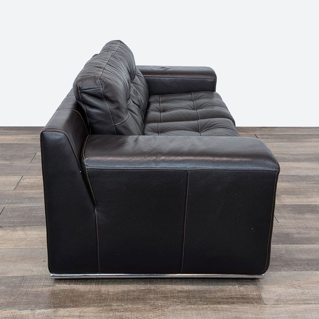 leather sofa in the style of [ unused0 ]