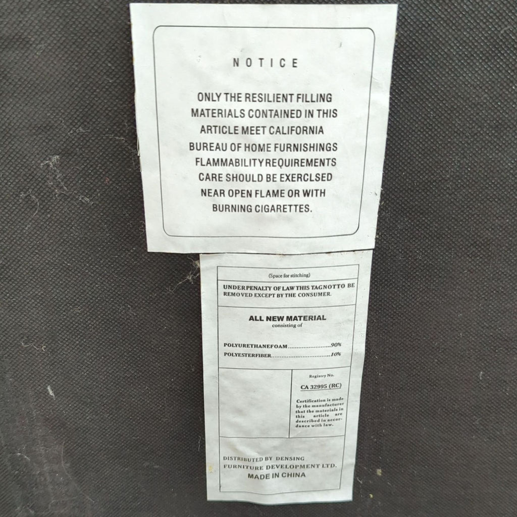 Style & Form Dark Brown Leather Loveseat with Plush Cushioning