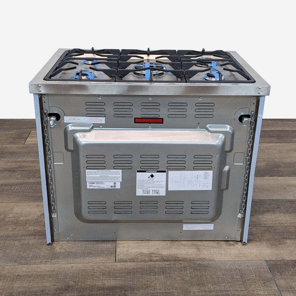 Brand New Cosmo 5-Burner Stainless Steel Gas Range with Convection Oven (New)