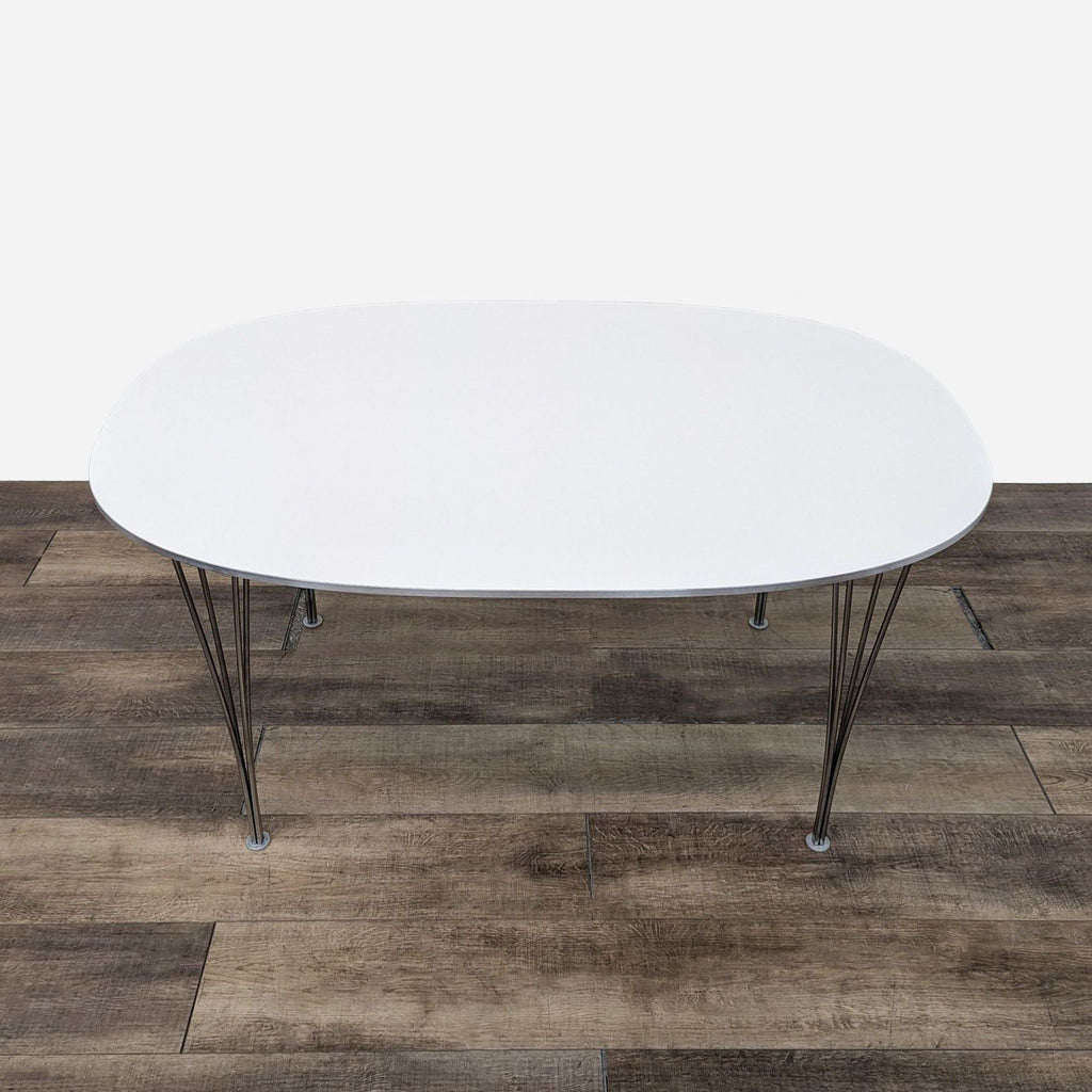 Fritz Hansen Superellipse Modern Oval Dining Table