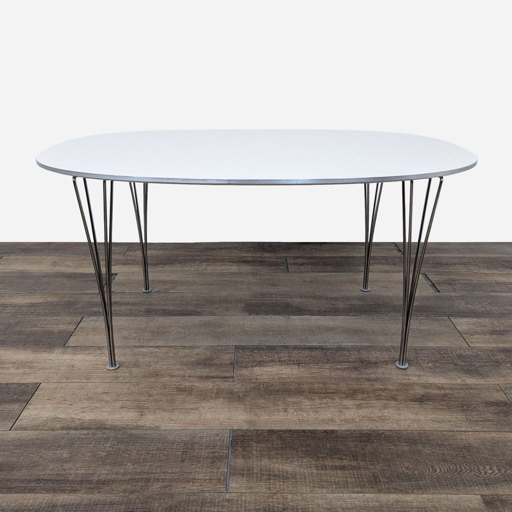 Fritz Hansen Superellipse Modern Oval Dining Table