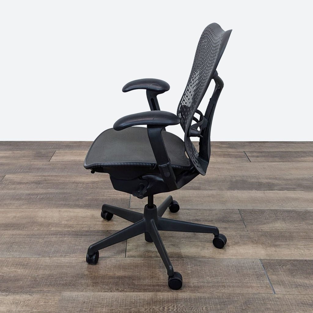 the chair is made of high - density polyurethane and has a high - density poly