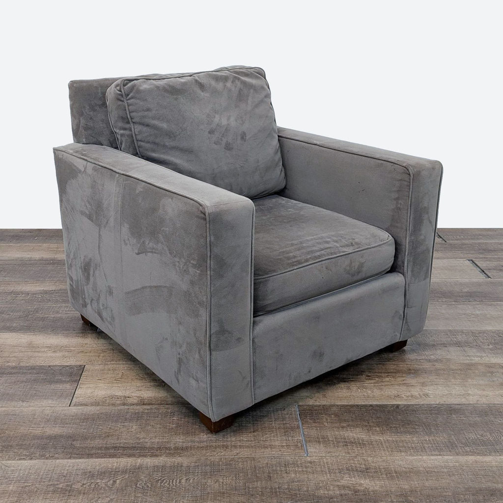 Gray Contemporary Lounge Chair