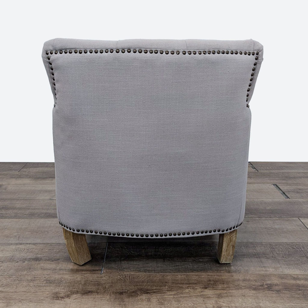 Colin Tufted Gray Club Chair by Safavieh