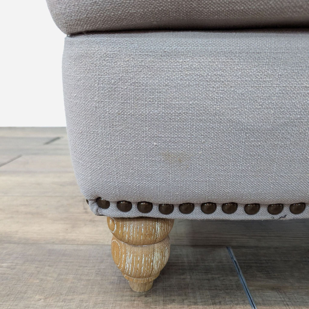 Colin Tufted Gray Club Chair by Safavieh