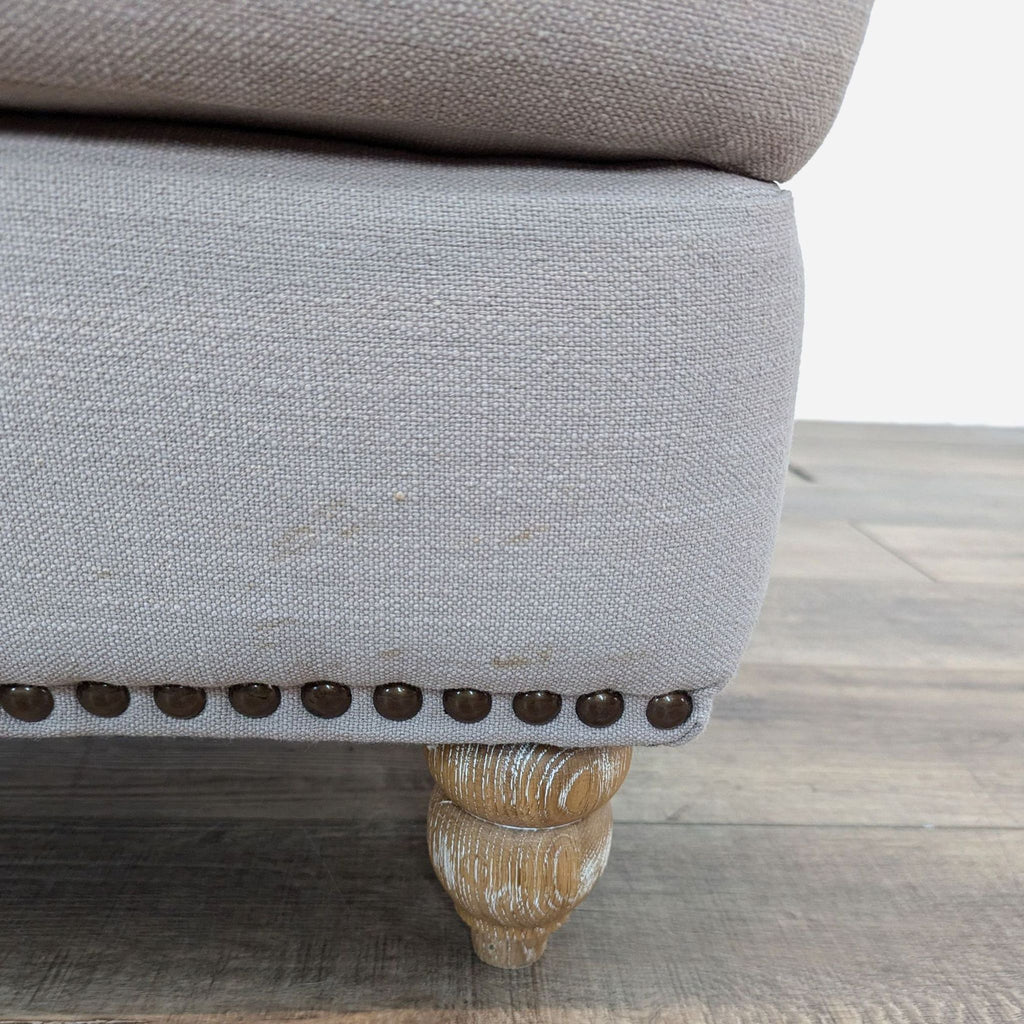 Colin Tufted Gray Club Chair by Safavieh