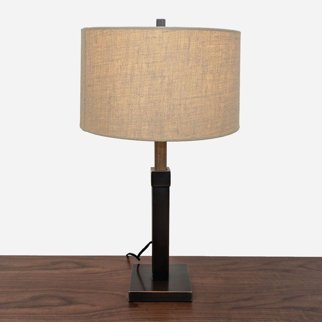 the [ unused0 ] table lamp with a cream shade