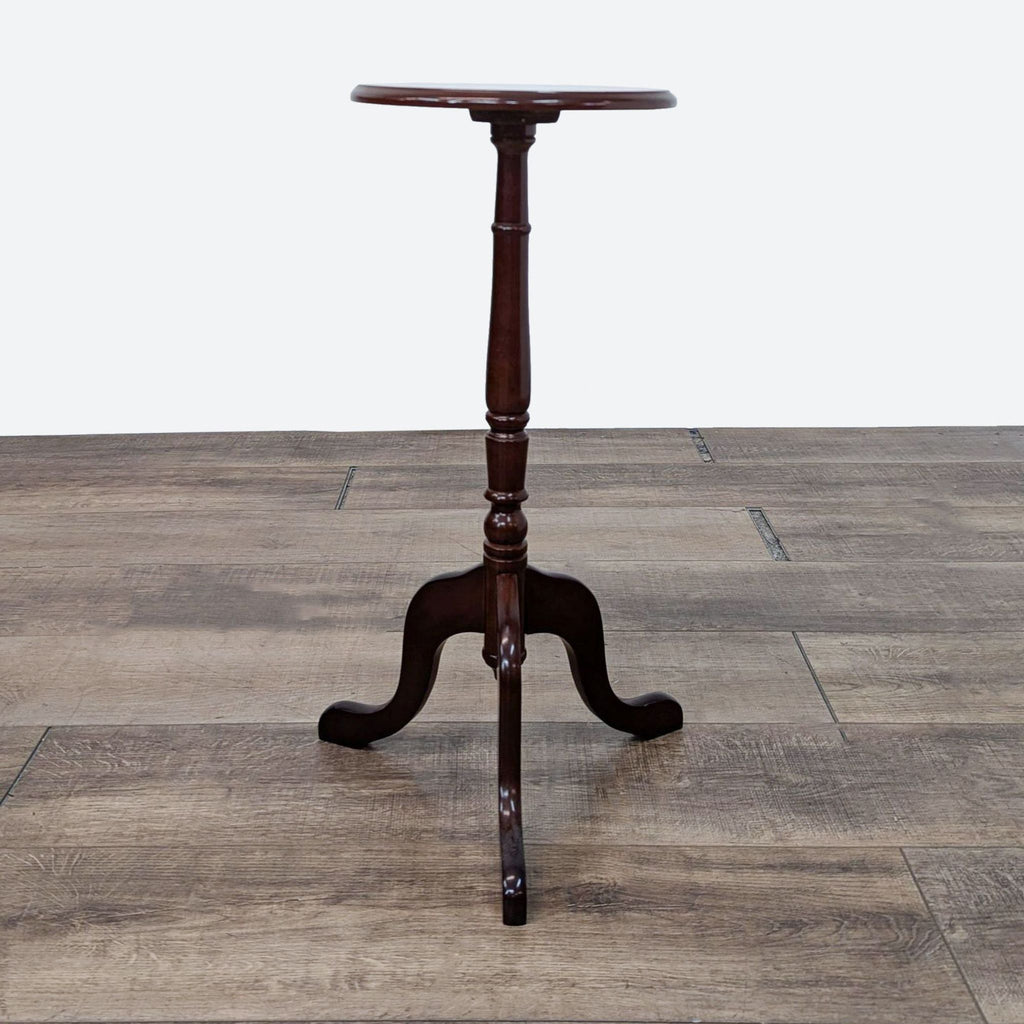 a 19th century mahogany and brass side table.