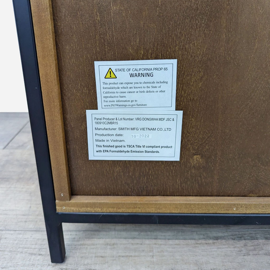 Living Spaces Hollis 33" Wide Cabinet Pier