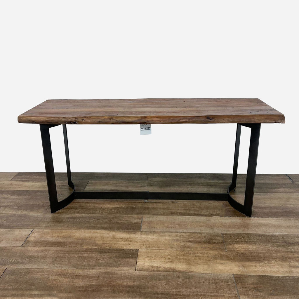 the urban port walnut and black walnut dining table