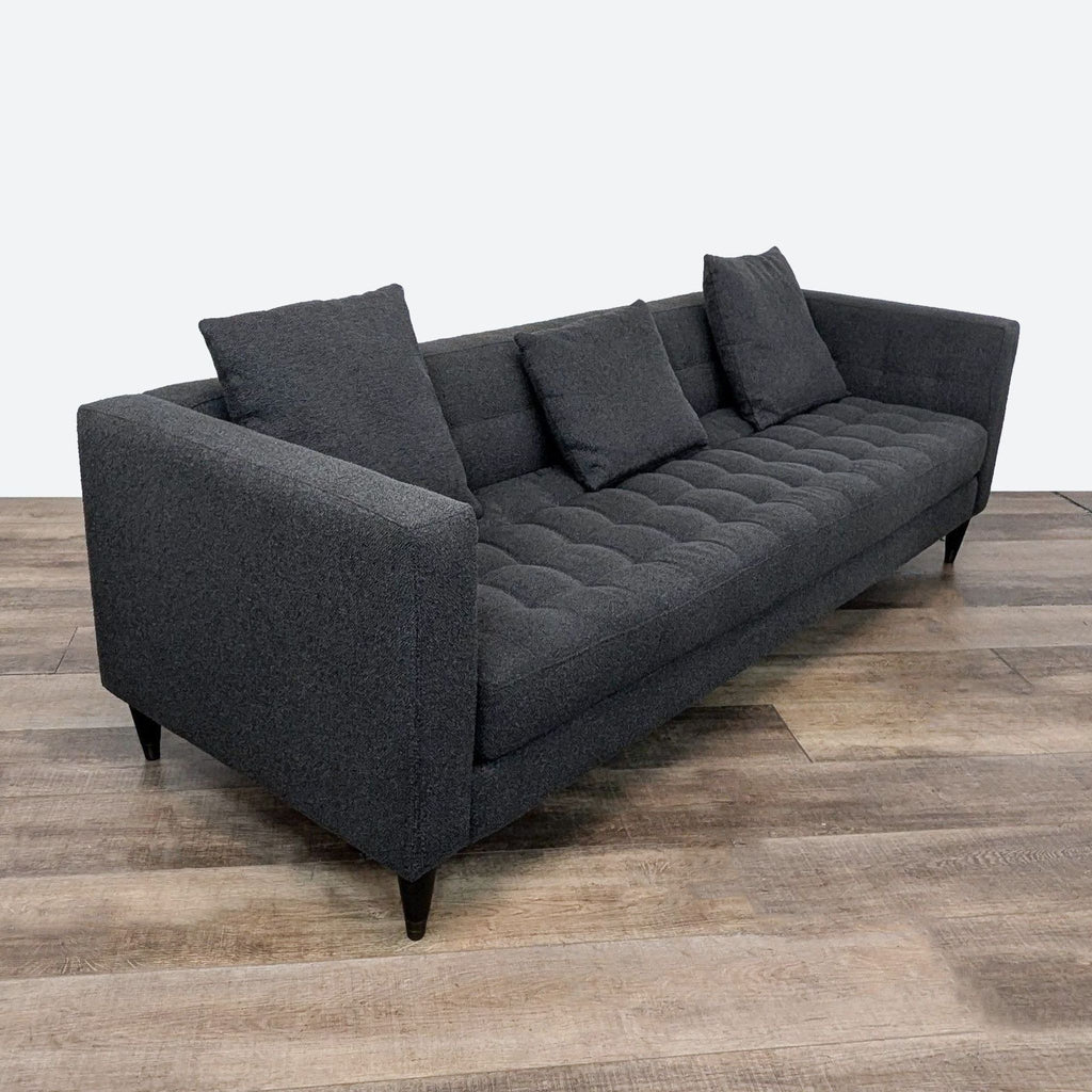 sofa is a modern sofa that is made from a single piece of furniture. the sofa is made