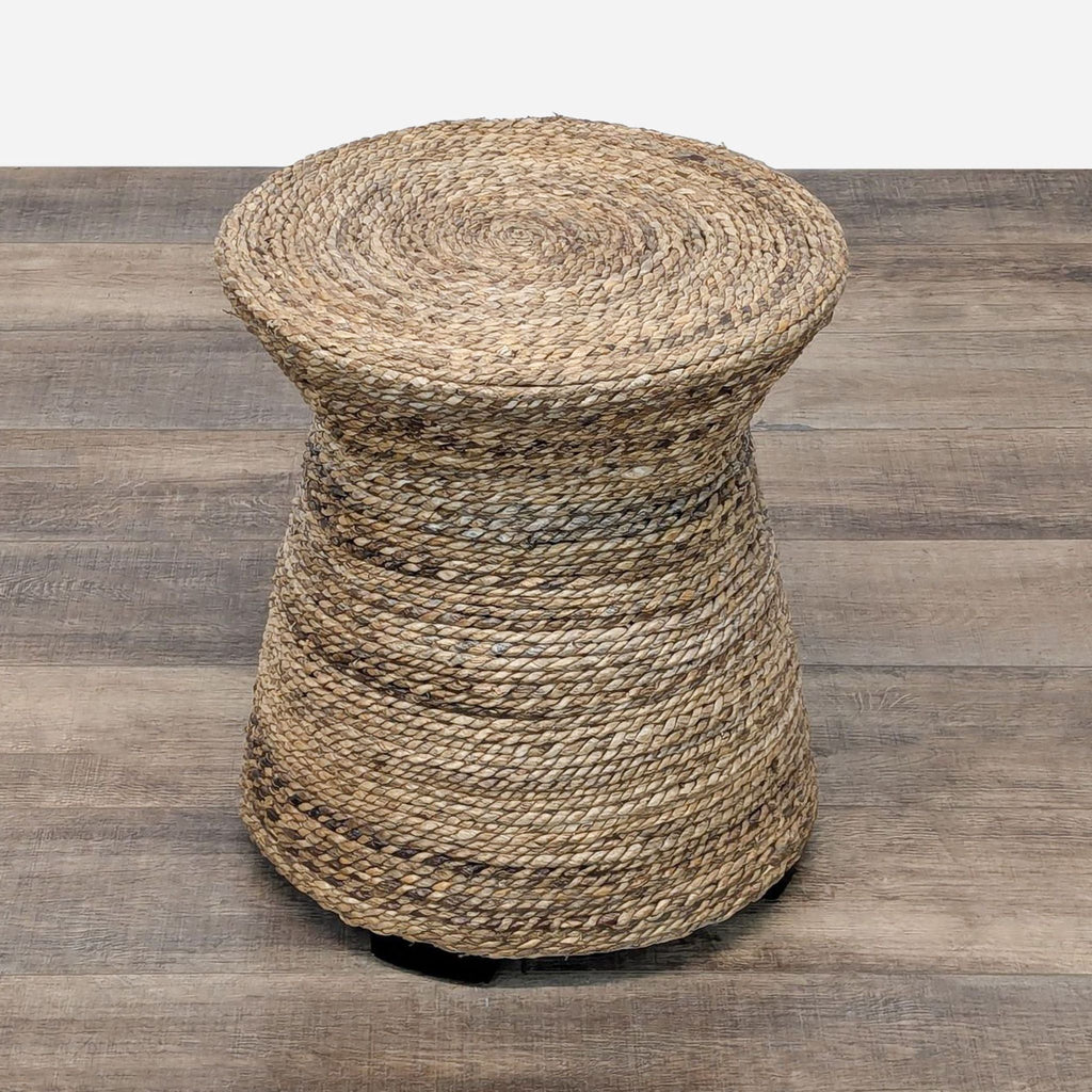 the curated nomad biltmore 3 - tiered jute coffee table