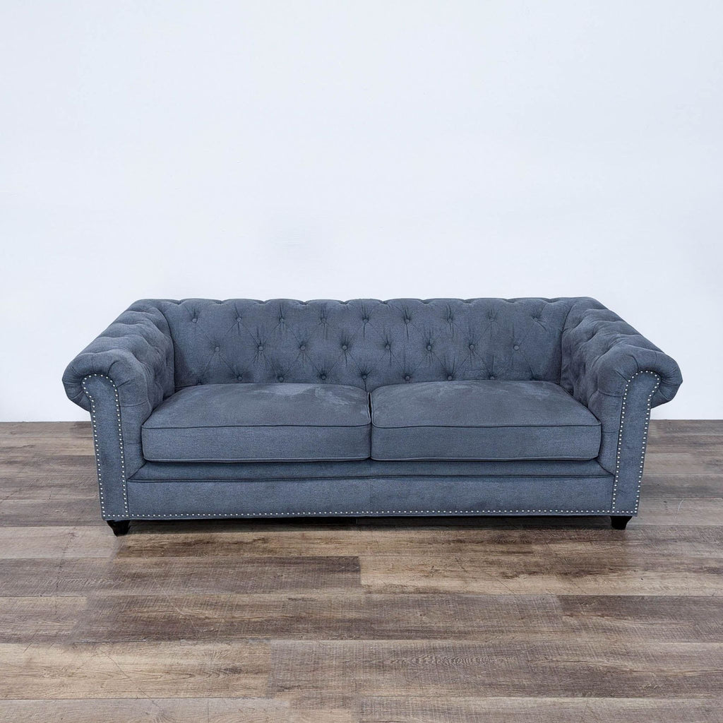 the chesterfield sofa is a modern take on the classic style of the sofa. the sofa is a