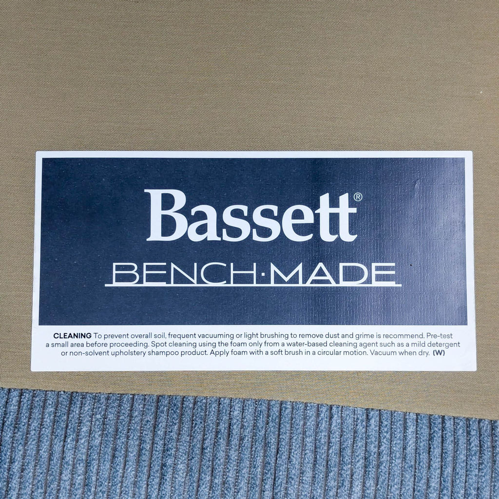 Bassett Furniture 3-Seat Contemporary Sofa