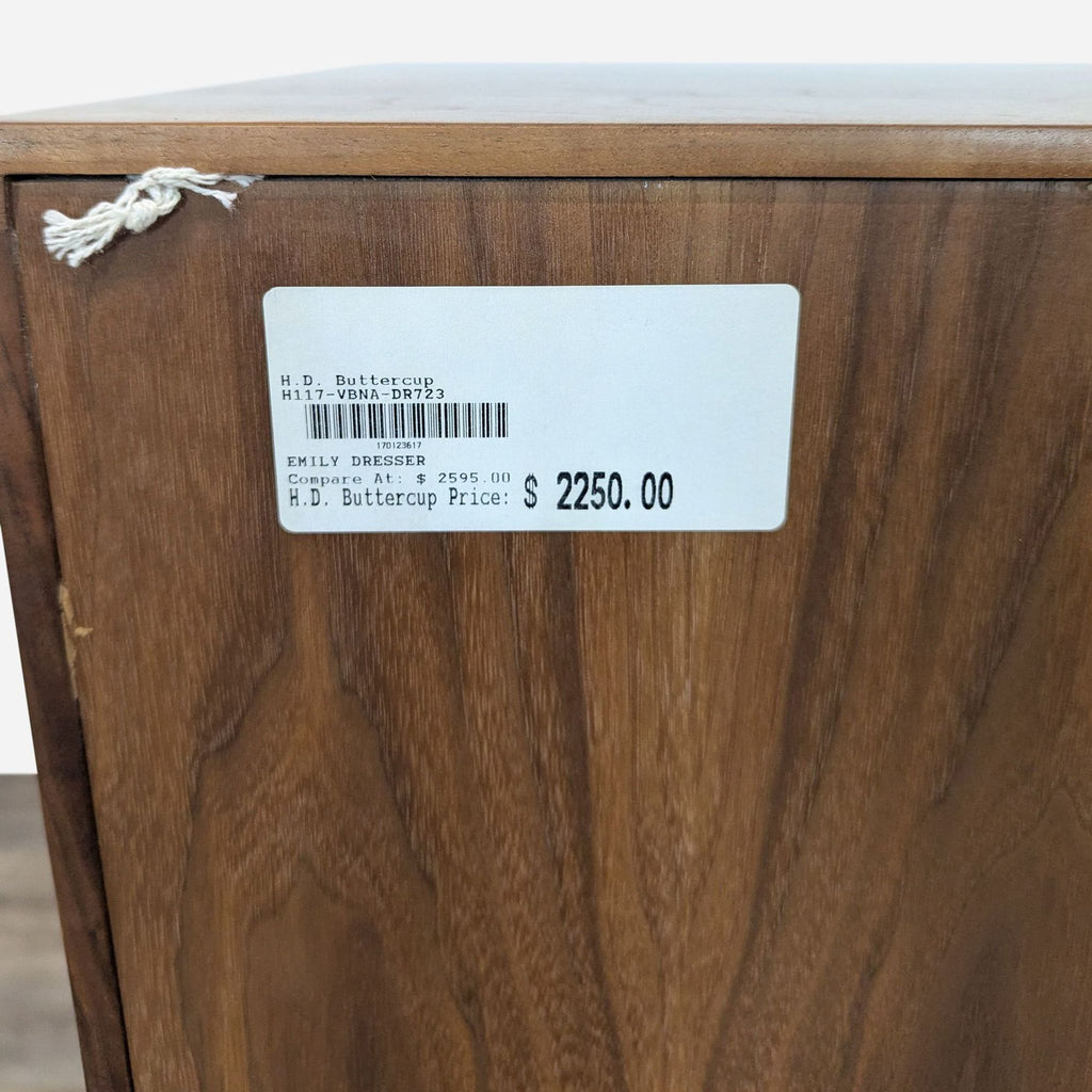 Emily Rustic 5-Drawer Chest of Drawers from HD Buttercup