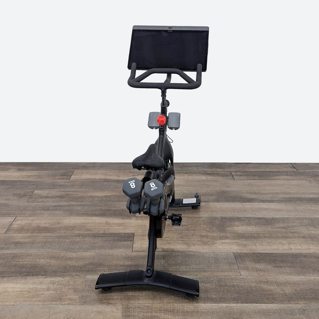 the bike stand is designed to be used as a stand for exercise and exercise.