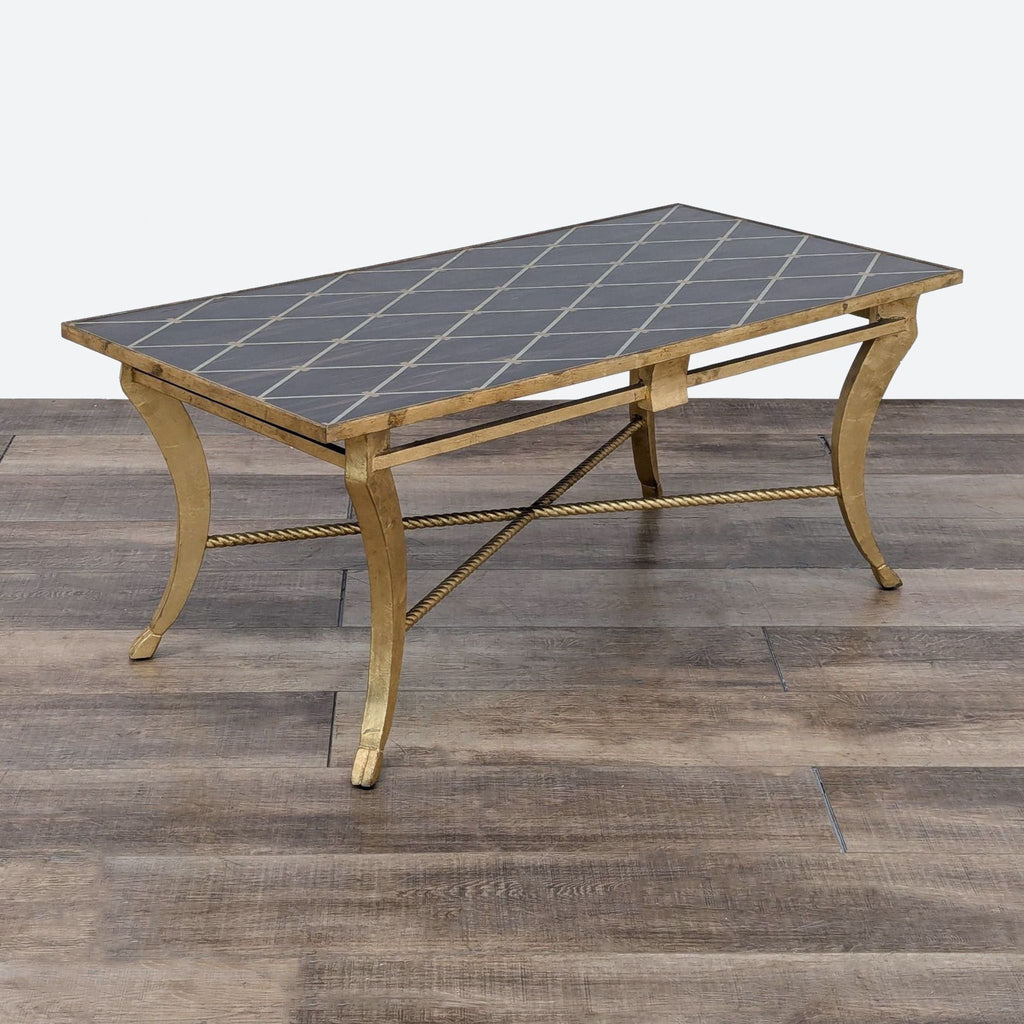 Inlaid Wood Coffee Table by Amy Howard