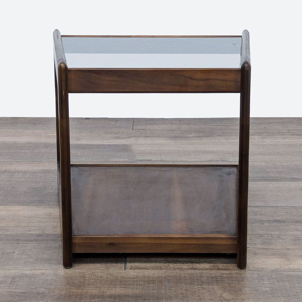 Wood and Glass Side Table - Accepted Offer (30.00% discount)