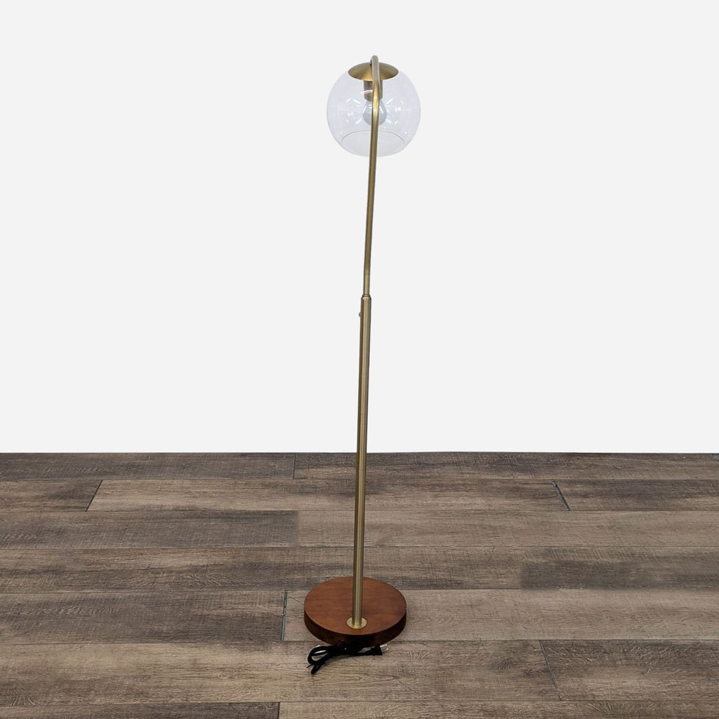 Madrot Glass Globe Floor Lamp